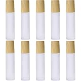 Riblind ロールオンボトル 10ml 遮光ガラス 10本セット｜ステンレスボール付き アロマ・香水・精油用 詰め替え容器 小分け 携帯用 漏れ防止 手作りコスメ対応