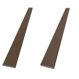 ウッドデッキ 人工木材 人工木 部材 樹脂 幕板材 笠木材 H-B007 143×9×2000mm【H-B007 】【2色選択可】 (ダークブラウン・12本セット)