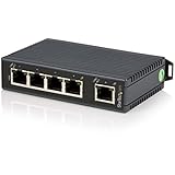 StarTech.com 5ポート産業用スイッチングハブ DINレールに取付け可能 IES5102