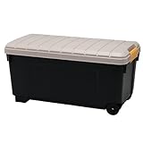 アイリスオーヤマ ボックス RVBOX 1000 カーキ/ブラック 幅100×奥行50×高さ50cm