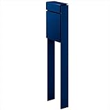 YKK ap　フィッテ　（上入れ前だし）　DPB-1　『ポスト＋柱セット』 ポスト：プレシャスブルー／柱：プレシャスブルー