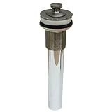 lasco-simpatico 20103 CリフトとTurn真鍮Pop Up Lessポートforガラス容器シンク 1