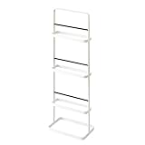 スリッパラック スリム 玄関収納 スリッパ収納 タワー型 スリッパスタンド スリッパホルダー ホワイト 白