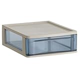 スタックチェストA4浅型1段 Ａ4-Ｓ1 （18個セット） ダークブルー （事務用品 収納）