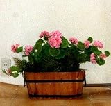 【ゼラニューム】人工観葉植物【ゼラニュームプランター】【造花】【触媒加工】【フェイクグリーン】【オフィスグリーン】【2色よりお選びください】 (ピンク)