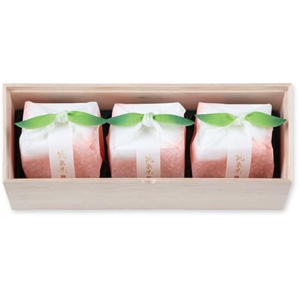 Amazon.co.jp: 吉宗 源吉兆庵 桃泉果3個入[木箱入り]ギフト 手