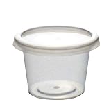 テイクアウト容器 汁漏れに強い PP容器 1オンス 30ml 100個 ソース 薬味 カチッとしまる 嵌合蓋付きセット 使い捨て 持ち帰り