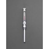 エスコ 0-100℃/150mm温度計・丸型保護枠付(直型) EA727AD-9
