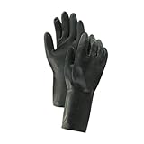 MAPA Technic NS-401 Neoprene and Natural Latex Glove, Chemical Resistant, 0.022 Thickness, 12-1/2 Le