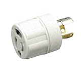 アメリカン電機 アダプター 引掛形-抜止形 白 KD0030