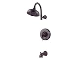 Pfister 808-WSYP0Y Ashfield 1-Handle Tub & Shower Faucet in Tuscan Bronze, 2.0gpm [並行輸入品]