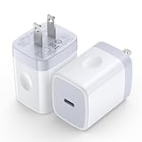 Hootek 急速充電器 iPhone 20W USB-C電源アダプタ 2個セット/PD3.0対応/PSE認証/コンパクト PD 充電器 Type-C ACアダプター USB コンセント Type-C タイプC コンセント iPhone 17/16/15/14シリーズ、Galaxy S21、iPad Pro/Air/Mini、Pixel 7、Androidその他タイプC機器対応(ホワイト)