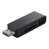 バッファロー BUFFALO 高速カードリーダー/ライター どっちもUSBコネクター搭載モデル ブラック 【PlayStation4,PS4 動作確認済】BSCRD05U2BK