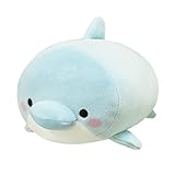 もちふわ ころころ ぬいぐるみ 手のりサイズ ぬいぐるみ イルカブルー