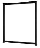 サンニード SQアイアンレッグW 1脚 BK テーブル 脚 奥行き64 単品販売 ブラック アイアン パーツ diy SLG1WL-BK