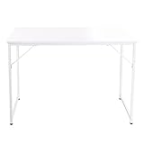 オスパイ（OSPI）デスク シンプルワークデスク パソコンデスク PCデスク学習デスク 平机 木製天板 角丸加工 (ホワイト)