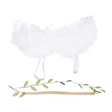 ノーブランド品 ヘッドバンド　ヘアバンド　ウイング　セット　装飾　羽　出産祝い　写真　小道具　新生児　髪飾り　ギフト　全4色選べる - 緑+白