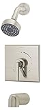 Symmons S-3602-STN-TRM Duro Tub/Shower Trim with Lever Handle, Satin Nickel Finish [並行輸入品]