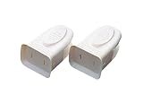 旭電機化成(Asahi Denki Kasei) スマイルキッズ コンセントカバー にぎりやすい 安全プラグカバー 2個入 ホワイト AKN-08