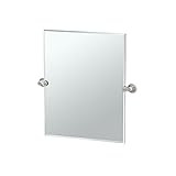 Gatco 4699SM Channel Small Rectangle Mirror, Satin Nickel [並行輸入品]