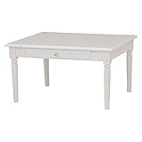 シンプルセンターテーブル ローテーブル 【幅75cm】 木製 クリスタル調取っ手 引き出し付き MT-6148WH ホワイト ( 白 )