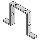 フクビ化学 ハットフック40 9×40mm 1箱250個価格 HF40