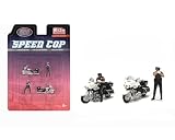 アメリカン ジオラマ 1/64 フィギア スピードコップ 白バイ ポリス American Diorama Figures Speed Cop Police Motorcycles [並行輸入品]