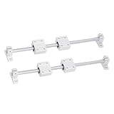 リニアシャフト CNC パーツキット、ガイドロッド 多用途リニアベアリング ガイドウェイセット (10-300)