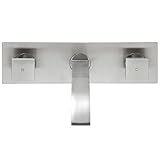 VIGO Titus Wall Mount Bathroom Faucet, Brushed Nickel [並行輸入品]