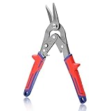 GOLD DEER 金切鋏 倍力型 強力ハサミ 右 曲刃 ギザ刃 強力万能鋏 万能はさみ 万能金切ハサミ 金切はさみ 強力金切鋏 パワースニップ 金属きれるハサミ 金切ばさみ 板金ハサミ 強力ハサミ 万能金切鋏 航空スニップ 安全ロック付 ストラップ穴付き 強力スプリング内蔵 プロ 切断工具 電工 粗大ゴミ解体