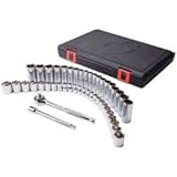 47 pc。3 / 8 " Dr。6pt。クロームソケットセット