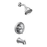 Moen T2113EP Kingsley Posi-Temp Tub and Shower Trim Kit without Valve, Chrome [並行輸入品]