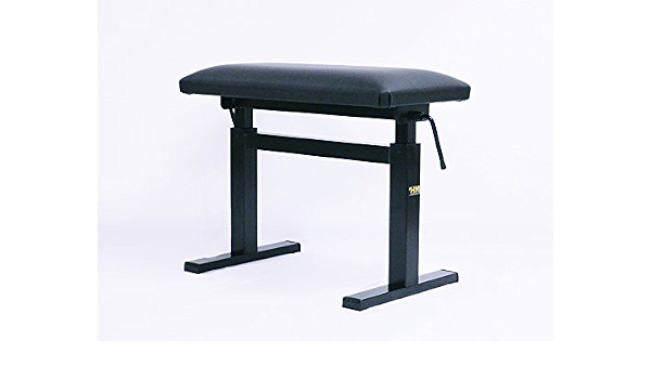 Amazon ピアノ椅子 ガスリフト スペイン Hidrau Bm 44h 黒 黒座面 ベンチ 楽器 音響機器