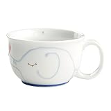 きざむ 名入れ マグカップ ぞうさん スープマグ ギフト ブルー