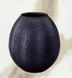炭天 信楽焼 青ぼかし花入