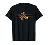 Bitcoinロゴクール暗号通貨Tシャツ Tシャツ
