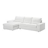 IKEA(イケア) KIVIK ブレキンゲ ホワイト 59875155 2人掛けソファ&amp;寝椅子、ブレキンゲ ホワイト