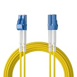 ipolex OS2/OS1 LC-LC シングルモード デュプレックス 光ファイバーケーブル 9/125μm 10m