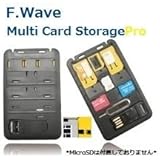 F.Wave 【Simｶｰﾄﾞ､Simｱﾀﾞﾌﾟﾀｰ MicroSDｶｰﾄﾞ MisroSD変換ｱﾀﾞﾌﾟﾀｰ 収納ケース 】SIMカード変換アダプタ マルチツール" F.Wave Multi Card Storage Pro "イジェクトピン、カー