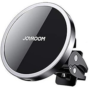 JOYROOM 車載 iphone 12 magsafe充電器 マグセーフ ワイヤレス Qi 15W ホルダー チャージ…