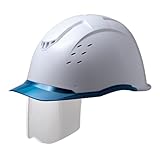 ミドリ安全 ヘルメット SC-13PCLVS RA KP付 コンドル ホワイト/ブルー
