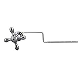Plumb Pak PP836-72CPL Universal Fit Toilet Tank Lever Cross Style Handle, Chrome [並行輸入品]