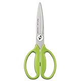 プラス キッチンバサミ 料理ばさみ 分解 食洗機対応 フィットカットカーブ レタスグリーン 35-118