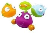 Escabbo 4 Ocean Bath Squirters Toys by Escabbo