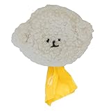 BITE ME(バイトミー) ビションうんち袋ポーチ［ホワイト］ | ペット うんち袋 エチケット袋 犬 ポーチ お散歩バッグ ぬいぐるみポーチ ペットグッズ ペット用品 犬グッツ 犬用品