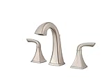 Pfister LG49-BS0K Bronson 8" Widespread Bathroom Faucet, Brushed Nickel [並行輸入品]