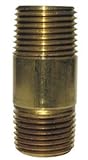 Jmfニップル1 / 2 " x 4 – 1 / 2 "レッド真鍮バルク