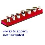 Mechanics Time Saver MTS713 3/8 Inch Drive Magnetic Rocket Red Socket Holder 5.5-22mm by Mechanics T