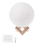 Kangnice 3d Magical LED Luna Night Light Moon LampデスクUSB充電タッチコントロールホームインテリア Diameter: 12cm ホワイト Kang