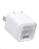 Anker 511 Charger Nano 3 30W USB-C急速充電器 PSE適合 USB PD PPS対応 MacBook iPhone iPad Android対応 (ホワイト)